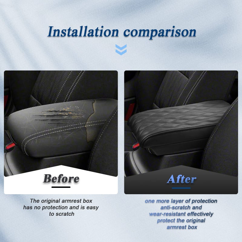 BIBIBO [Upgraded for 2024 2025 Kia Sportage Console Armrest Cover 2023-2025 Kia Sportage NQ5 Console Lid 2023 Sportage Arm Rest Pad Cover Protector 2023 Kia Sportage Accessories Armrest Cushion - Image 5